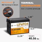 24V Lithium Deep Cycle Batteries - 140Ah, 2 Pack
