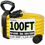 30 Amp 100FT Heavy Duty Generator Cord