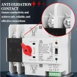 2P ATS Din Rail Mounted Generator Transfer Switch 100A