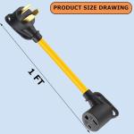 Groovely 30A to 50A Welding Machine Adapter Cable