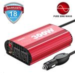 300W Pure Sine Wave Inverter with Dual USB Ports