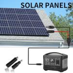 Jackery Solar Panel Connector Extension Cable 6ft