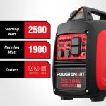 2500-Watt Portable Inverter Generator for Camping