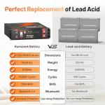 HumsiENK 48V 100Ah Lithium Battery for Solar Use