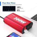 300W Pure Sine Wave Inverter with Dual USB Ports