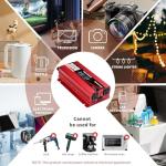 Cantonape 2000W Car Power Inverter with USB Ports