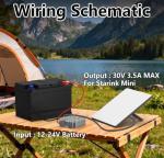 Starlink Mini DC Boost Power Supply for Off-Grid