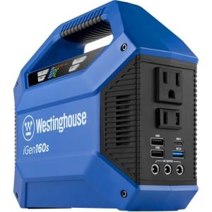 Westinghouse 155Wh Portable Power Station & Solar Generator