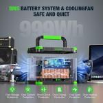 EBL 1000W Solar Power Station with Fast Charging