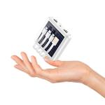 Xuniktek 12000mAh Solar Portable Charger with Cables