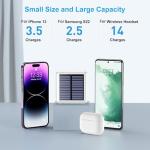 Xuniktek 12000mAh Solar Portable Charger with Cables