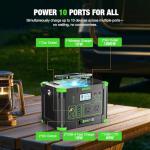 EBL 1000W Solar Power Station with Fast Charging