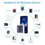 Xuniktek 12000mAh Solar Portable Charger with Cables