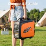 Oxseryn 2800W Portable Inverter Generator - Quiet & Reliable
