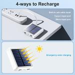 Xuniktek 12000mAh Solar Portable Charger with Cables