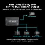 ETAKER 1000W Alternator Charger for Solar Generators