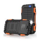 Portable Solar Power Bank 42800mAh with Flashlight