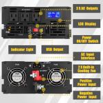 Miumoon 2000W Sump Pump Backup System