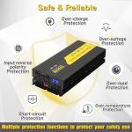 Miumoon 2000W Sump Pump Backup System