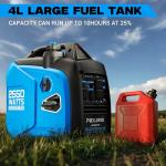POXURIO 2550W Portable Inverter Generator - Super Quiet