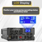 Miumoon 2000W Sump Pump Backup System