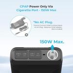 Renogy 72000mAh 266Wh 12v Power Bank with 60W PD, CPAP Battery for Camping, High Capacity Large Camping Power Bank with USB-C DC Wireless Charging & Flashlight, CPAP Battery Backup Power Supply