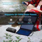 Renogy 72000mAh 266Wh 12v Power Bank with 60W PD, CPAP Battery for Camping, High Capacity Large Camping Power Bank with USB-C DC Wireless Charging & Flashlight, CPAP Battery Backup Power Supply