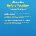 GenerLink Automatic Transfer Switch for Home Generators