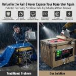 Heavy Duty Generator Cover for Outdoor Use