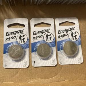Energizer CR2450 3V Lithium Battery Pack of 6
