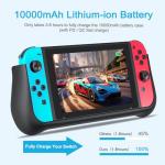NEWDERY 10000mAh Portable Charger Case for Switch