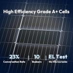 100W Monocrystalline Solar Panel for Off-Grid Power