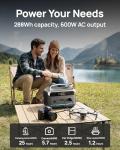 DaranEner 288Wh Portable Power Station for Adventures