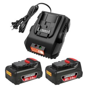 20V Max 6.0Ah Battery Replacement 2-Pack for Dewalt