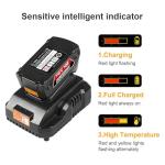 20V Max 6.0Ah Battery Replacement 2-Pack for Dewalt