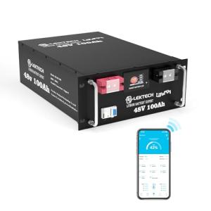 E-LekTech 48V 100Ah Lithium Battery with BMS