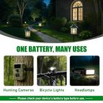 12 Pack AA Rechargeable Solar Light Batteries