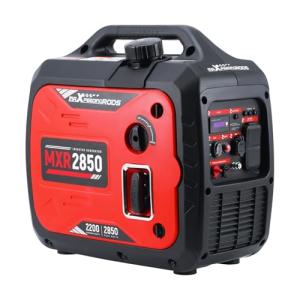 maXpeedingrods 2850W Portable Inverter Generator with CO Alarm