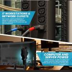 IronBox Electric 10A Locking Power Cord - 3 Feet