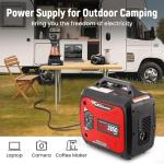 maXpeedingrods 2850W Portable Inverter Generator with CO Alarm