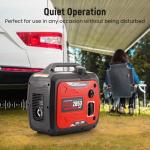 maXpeedingrods 2850W Portable Inverter Generator with CO Alarm