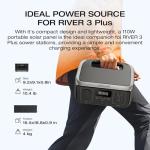 EF ECOFLOW RIVER 3 Plus Solar Generator Bundle