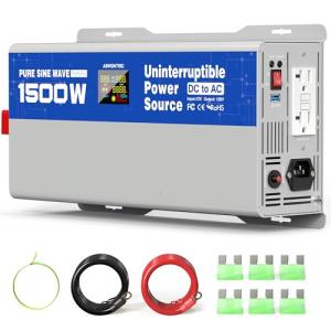 ASMONTRIC 1500W Sump Pump Battery Backup System