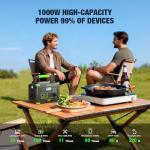 EBL 1000W Portable Power Station and Solar Panel
