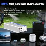 ASMONTRIC 1500W Sump Pump Battery Backup System