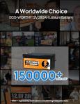 ECO-WORTHY 12V 280Ah Bluetooth LiFePO4 RV Battery