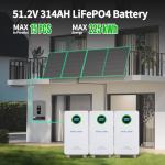 48V 300Ah LiFePO4 Battery with Touch LCD Screen