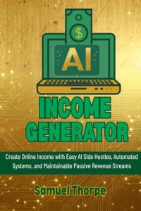 AI Income Generator: Create Online Income with Easy AI Side Hustles, Automated Systems, and Maintainable Passive Revenue Streams