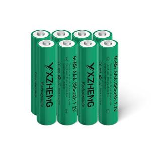 YXZHENG Solar Lights 8pcs AAA 300mAh NI-MH Battery 1.2v Rechargeable Garden Lights Controllers(8xAAA)