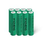 YXZHENG Solar Lights 8pcs AAA 300mAh NI-MH Battery 1.2v Rechargeable Garden Lights Controllers(8xAAA)